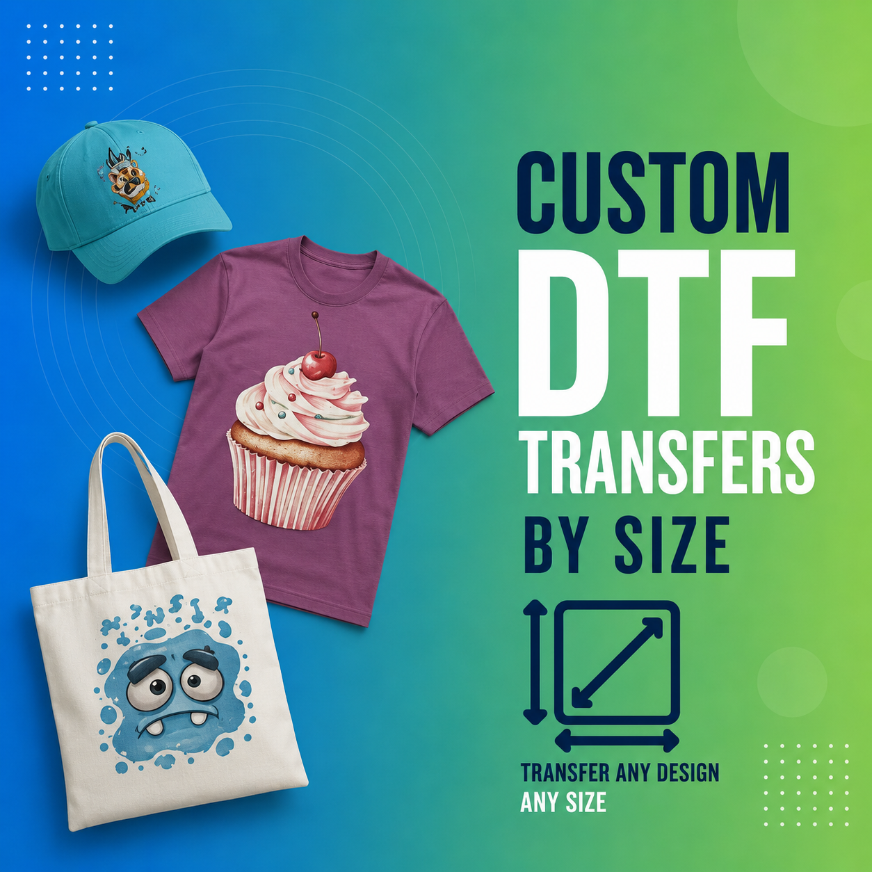 DTF Transfers by Size