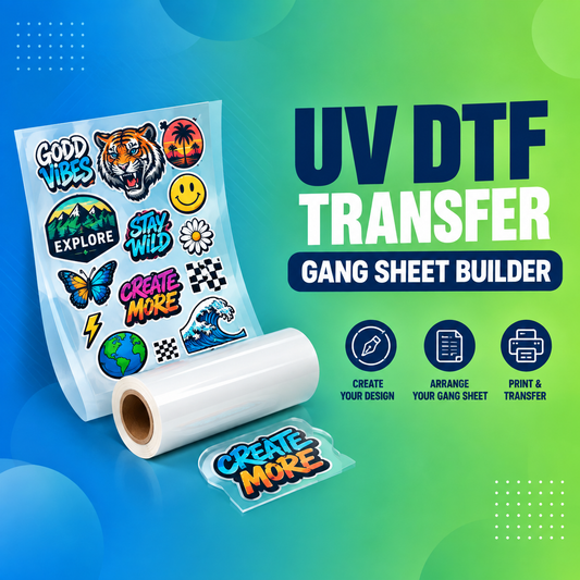 UV DTF Transfer Gang Sheet Builder